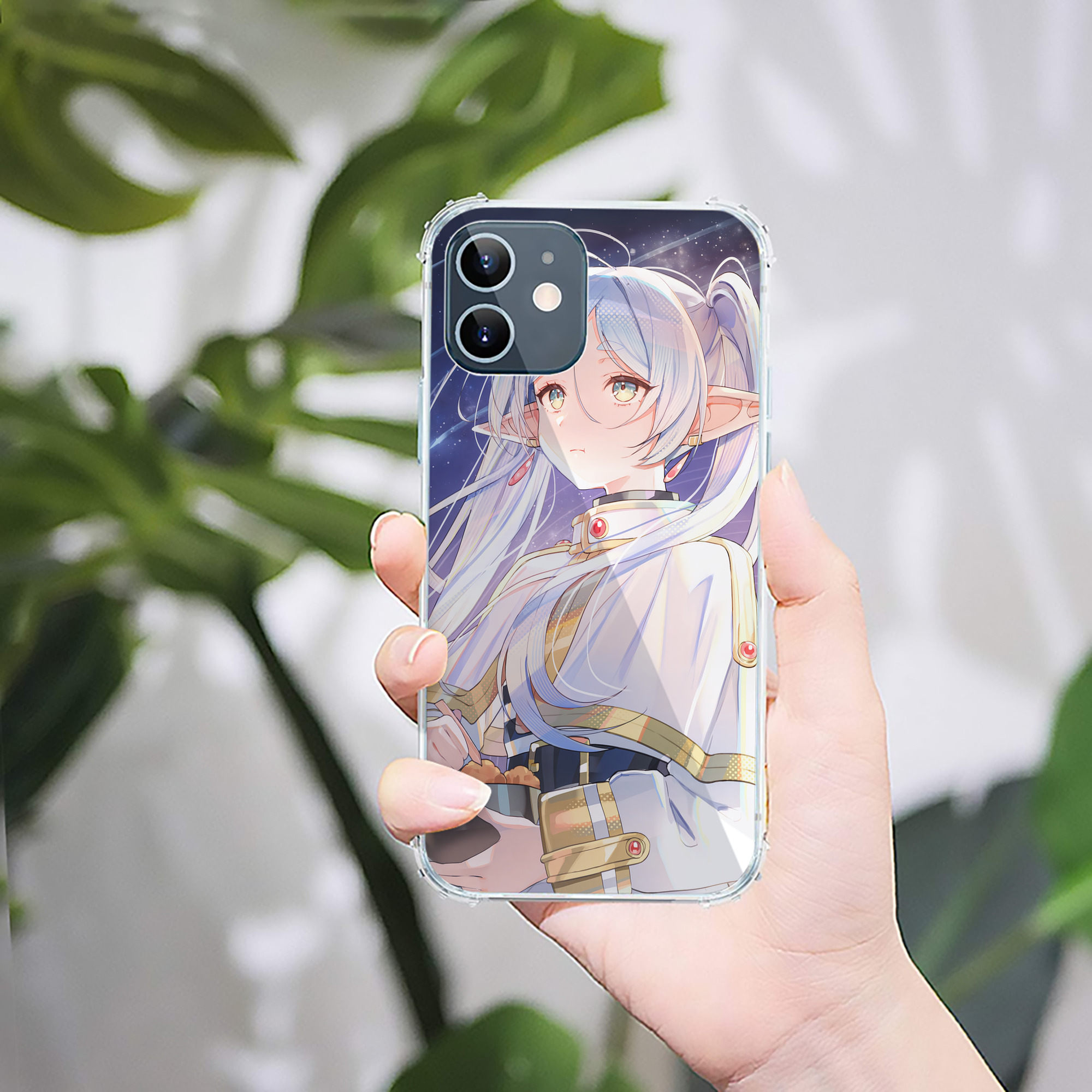 （画像用） 葬送のフリーレン Frieren 【iPhone 12シリーズ対応】透明スマホケース（クリアソフトケース）